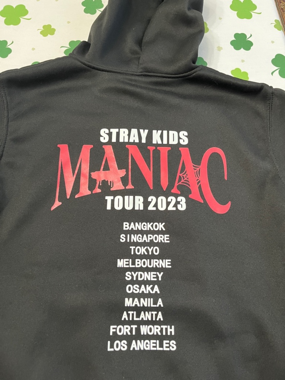 Stray Kids MANIAC Tour 2023 Black Hoodie